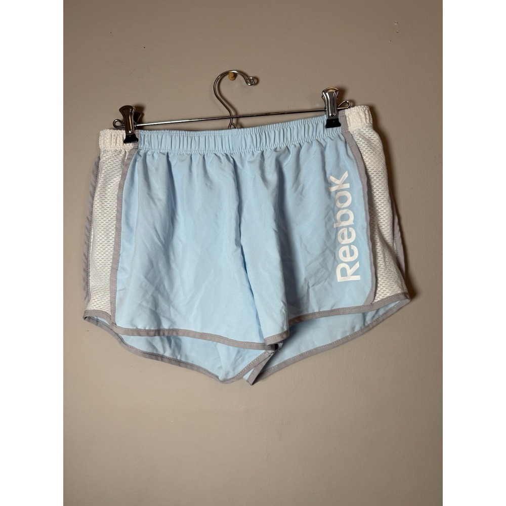 Reebok Running Shorts‎ Women size Medium light blue / gray